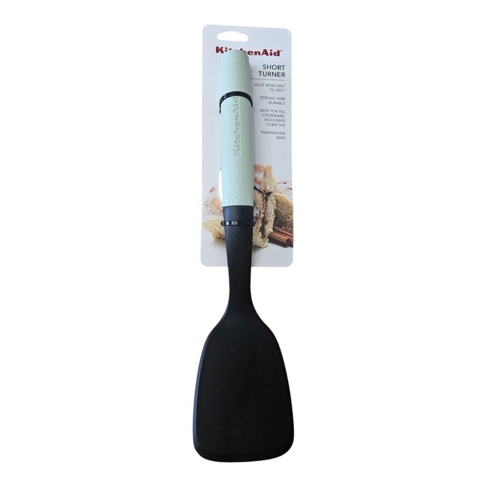 NEW KitchenAid Silicone Handle Short Turner in Pistachio [Green] (12")